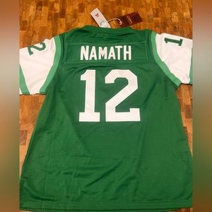 Large NFL Women’s Legacy Jersey- Namath- New York Jets